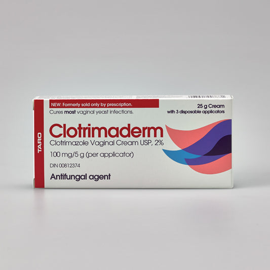 Clotrimaderm Vaginal Cream 2% – Extra Strength Antifungal Treatment for Yeast Infections