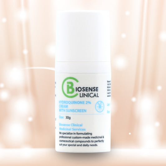 BiosenseClinical HQ 2% Cream - Sunscreen 30g - Biosense Clinic