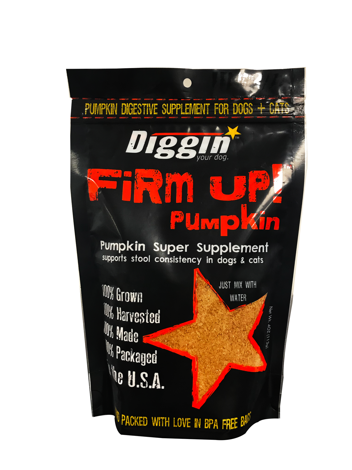 Diggin FiRM UP! Original Pumpkin - Biosense Clinic