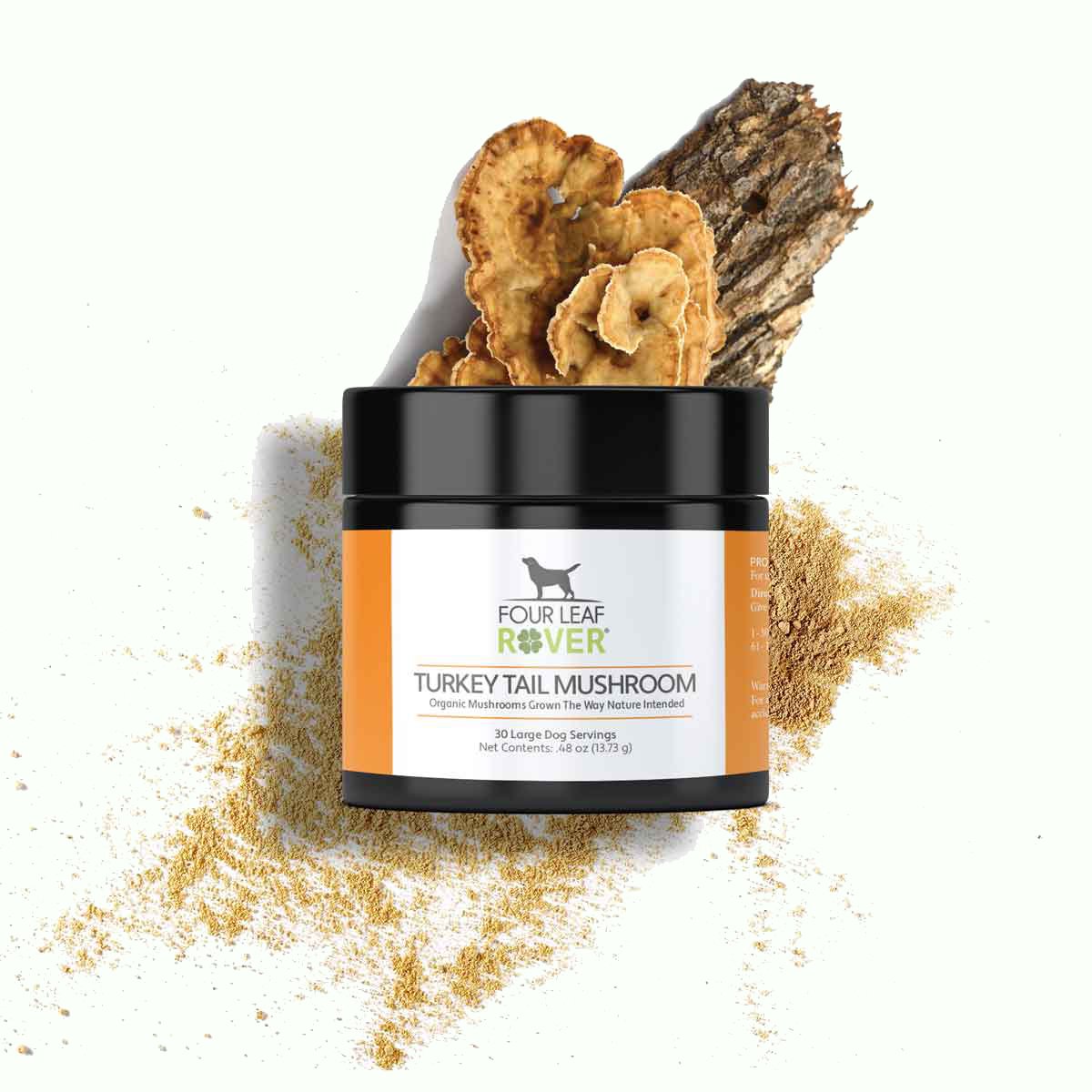 Four Leaf Rover Turkey Tail - Organic Mushroom Extract - biosenseclinic.com