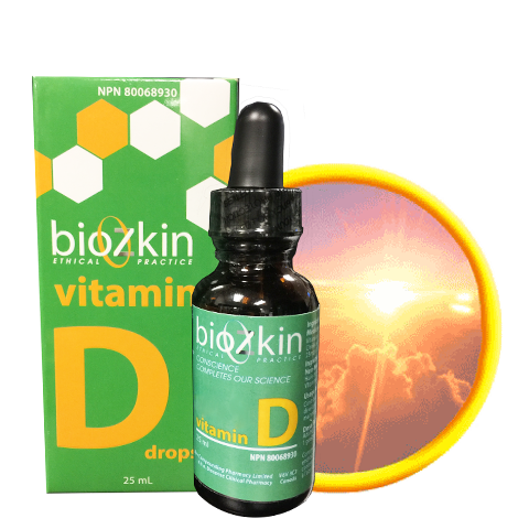 BioZkin Vitamin D Drops - Biosense Clinic