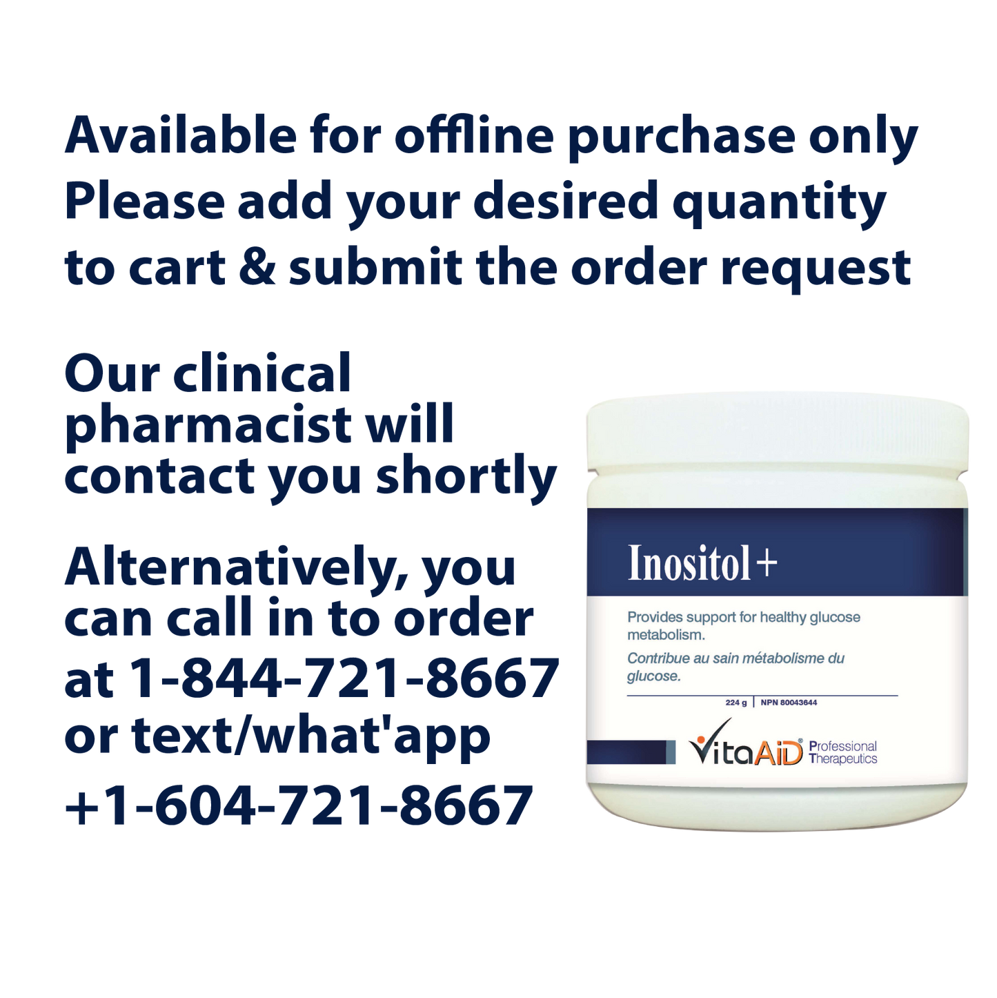 VitaAid Inositol+ - biosenseclinic.com