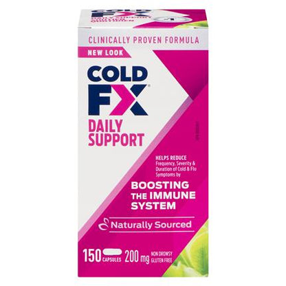 COLD-FX Regular Strength 200mg – Immune Support Capsules for Cold and Flu Prevention