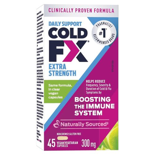COLD-FX Extra Strength 300mg – 12 and 45 Capsule Sizes for Immune Support