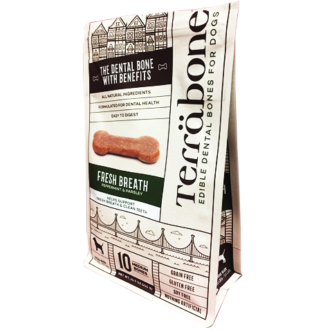 Terräbone Fresh Breath dental chew bone - Biosense Clinic