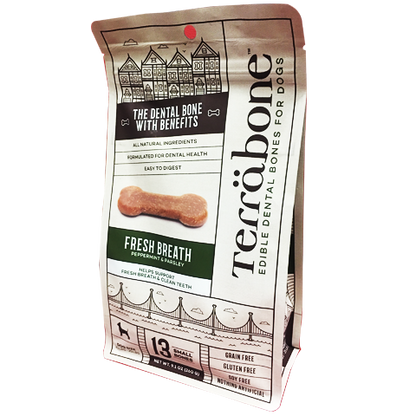 Terräbone Fresh Breath dental chew bone - Biosense Clinic