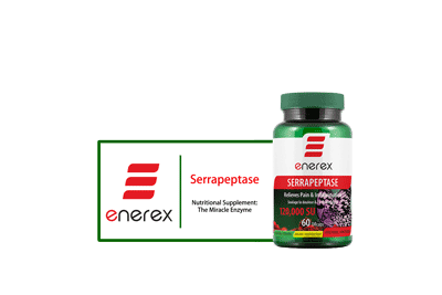 Serrapeptase (Enerex) - 120,000 U - Biosense Clinic