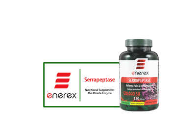 Serrapeptase (Enerex) - 120,000 U - Biosense Clinic