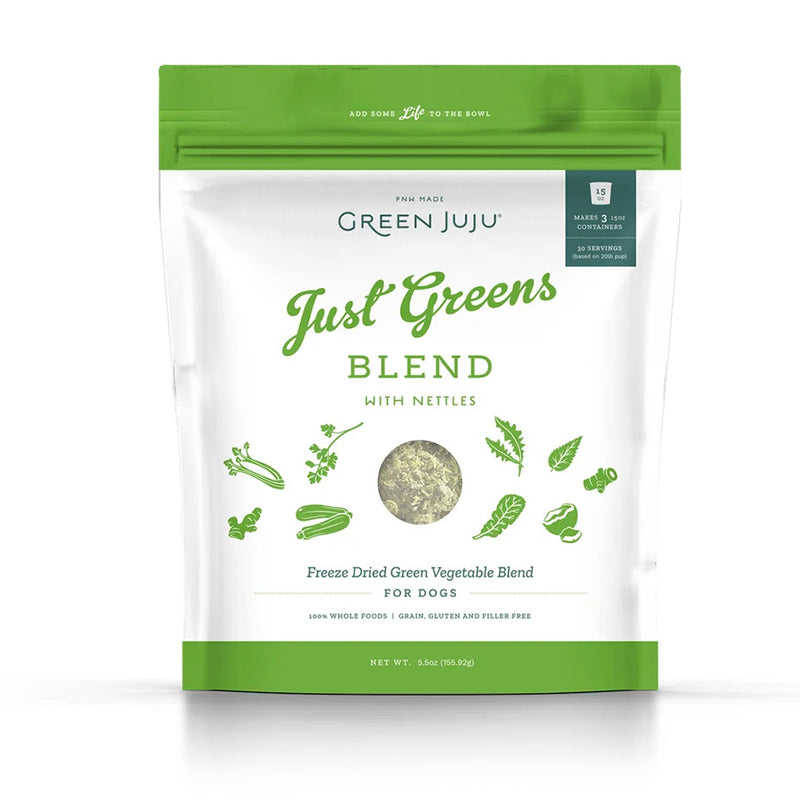 Green Juju - Freeze Dried Just Greens Blend 5.5 oz - biosenseclinic.com