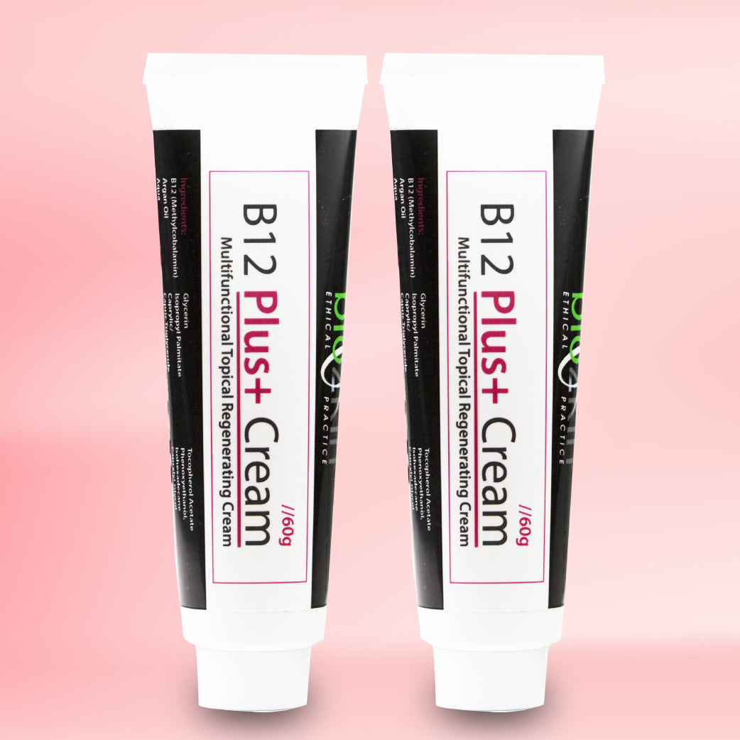 BioZkin B12 Plus+ Cream 60g x 2 - Biosense Clinic