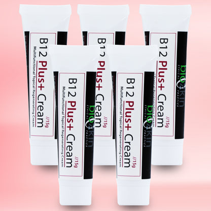 BioZkin B12 Plus+ Cream 15g x 5 - Biosense Clinic