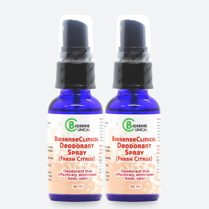 BiosenseClinical Therapeutic Deodorant Spray (Fresh Citrus) 30ml - Biosense Clinic