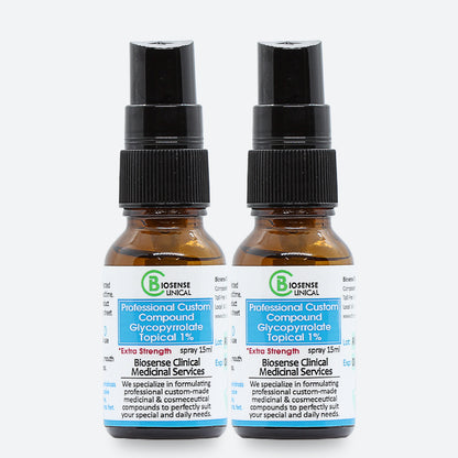 BiosenseClinical Glycopyrrolate Topical spray - 15 ml 1% - Biosense Clinic