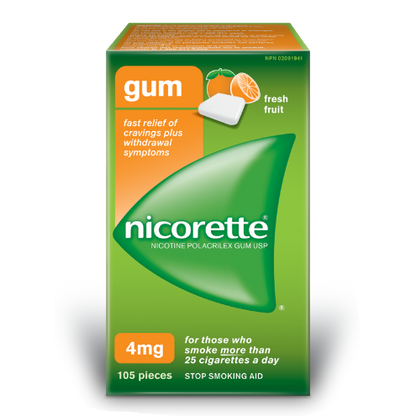 NICORETTE FRUIT FLAVOR GUM - Biosense Clinic