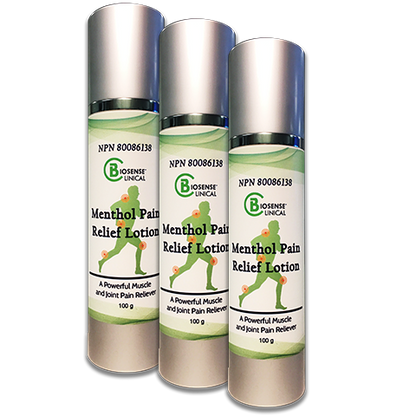 BiosenseClinical Menthol Pain Relief Lotion - Biosense Clinic