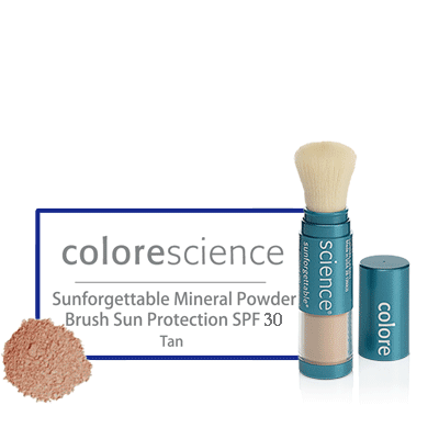 Colorescience Sunforgettable Mineral Powder Brush Sun Protection SPF 30 - 6 g - Biosense Clinic