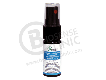 BiosenseClinical Glycopyrrolate Topical spray  - 15 ml - Biosense Clinic