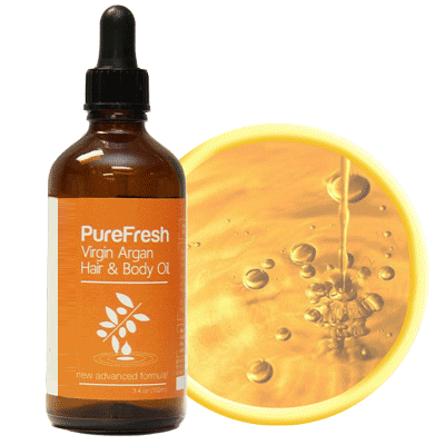 PureFresh Virgin Argan Body & Hair Oil - Biosense Clinic