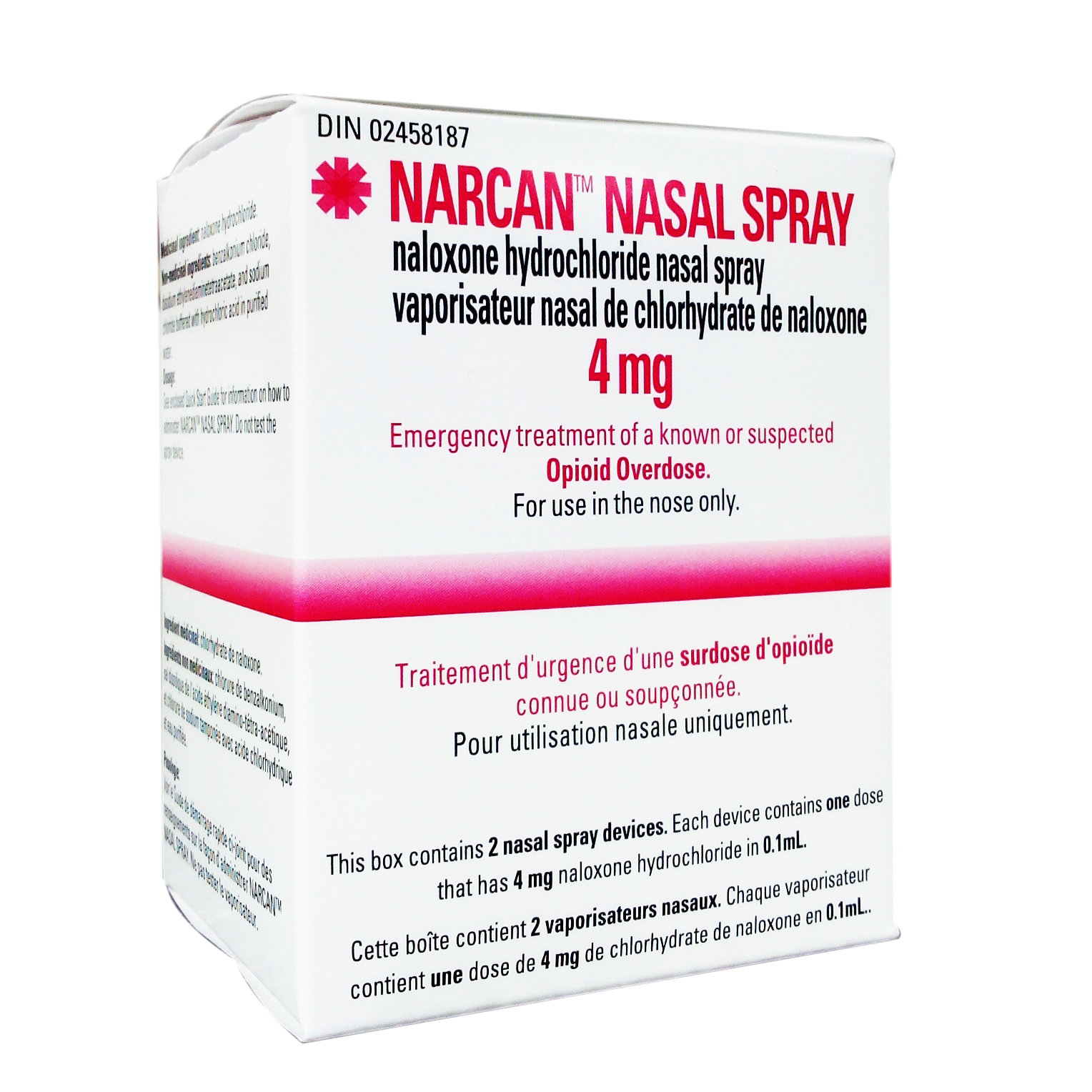 Narcan Nasal Spray 4 mg (2 units) - Biosense Clinic