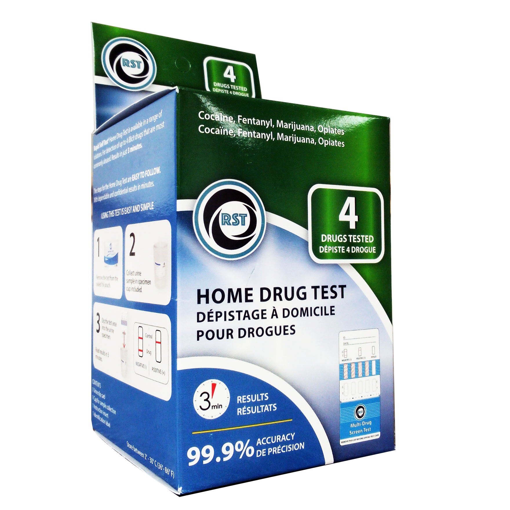 Rapid Self Test Home drug Test kit – 4 drugs - Biosense Clinic