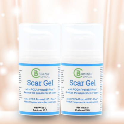 BiosenseClinical Scar Gel with PCCA PracaSil Plus™ 15g x 2 - Biosense Clinic