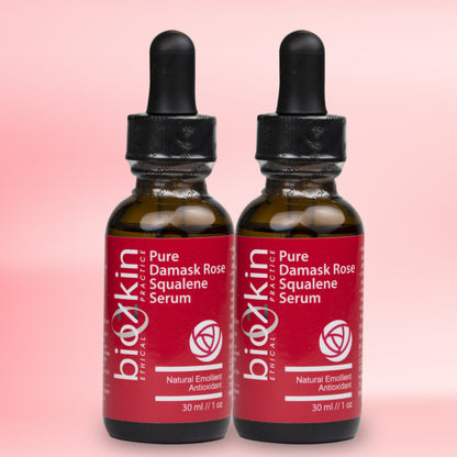 BioZkin Pure Damask Rose Squalene Serum 30ml x 2 - Biosense Clinic