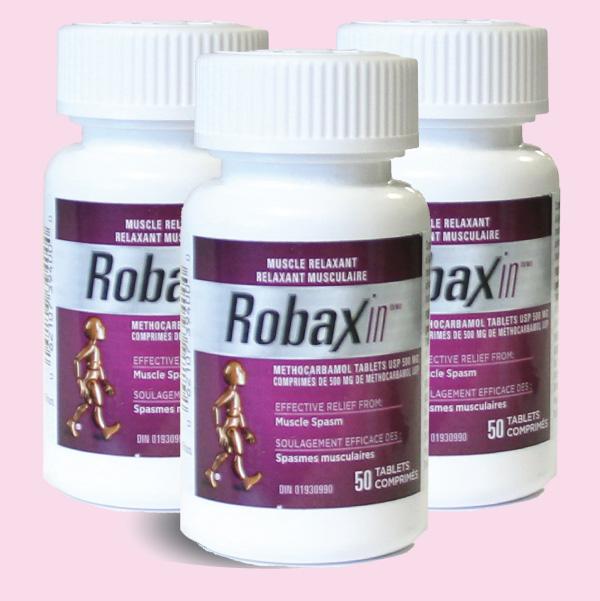 Robaxin - 50 tabs (500mg) x 3